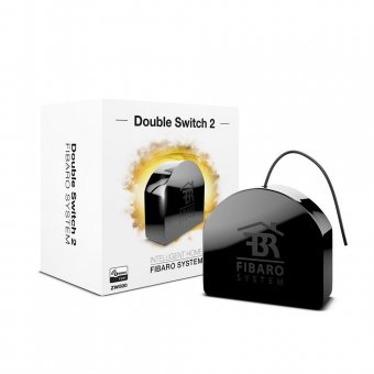 Releu (Intrerupator) Dublu 2 ON-OFF 2X1.5 KW FIBARO FGS-223