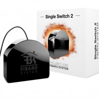 Releu (Intrerupator) Simplu 2 ON-OFF 1X2.5KW FIBARO FGS-213